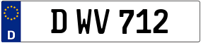 Truck License Plate